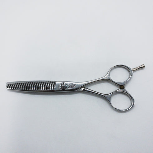 【三和技研SANWA SGK】JFS-T22 メガネ シザー セニング 美容ハサミ すきばさみ 美容師 理容師 約25% 右利き 5.8インチ 中古 sc1324