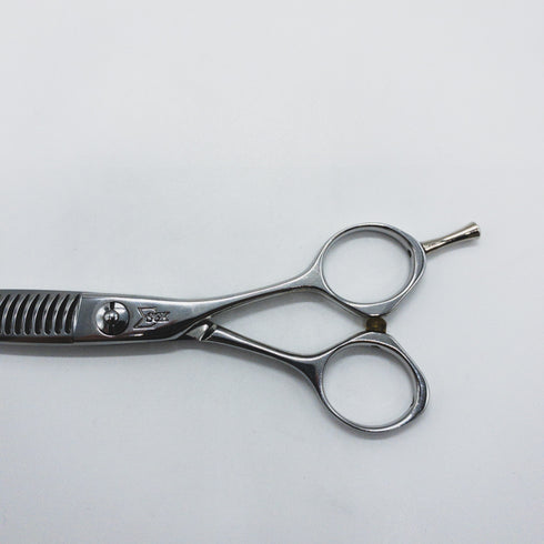 【三和技研SANWA SGK】JFS-T22 メガネ シザー セニング 美容ハサミ すきばさみ 美容師 理容師 約25% 右利き 5.8インチ 中古 sc1324