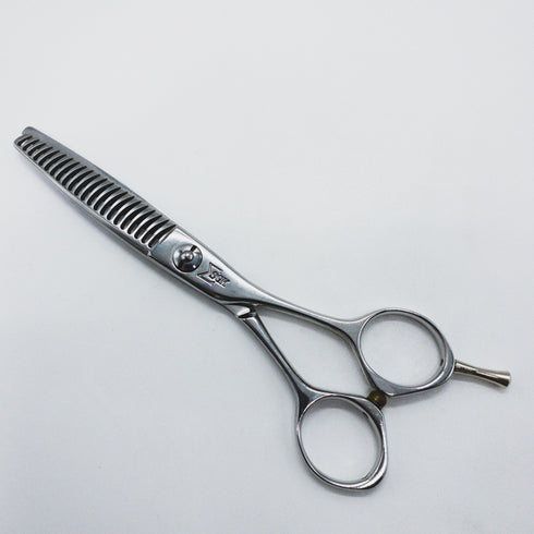 【三和技研SANWA SGK】JFS-T22 メガネ シザー セニング 美容ハサミ すきばさみ 美容師 理容師 約25% 右利き 5.8インチ 中古 sc1324