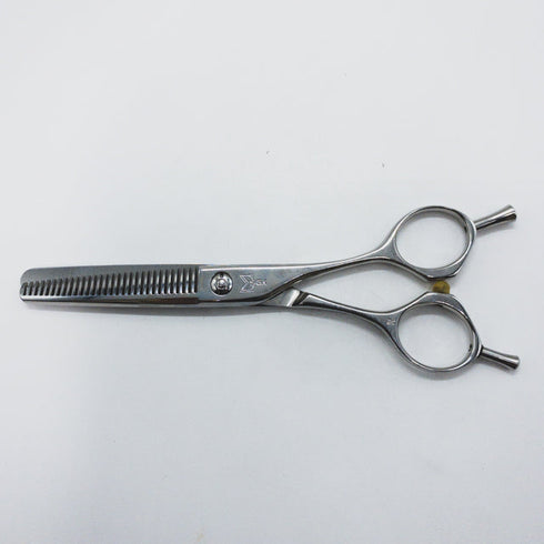 【三和技研SANWA SGK】SX-T30 メガネ シザー セニング 美容ハサミ すきばさみ 美容師 理容師 約25% 右利き 6インチ 中古 sc1325