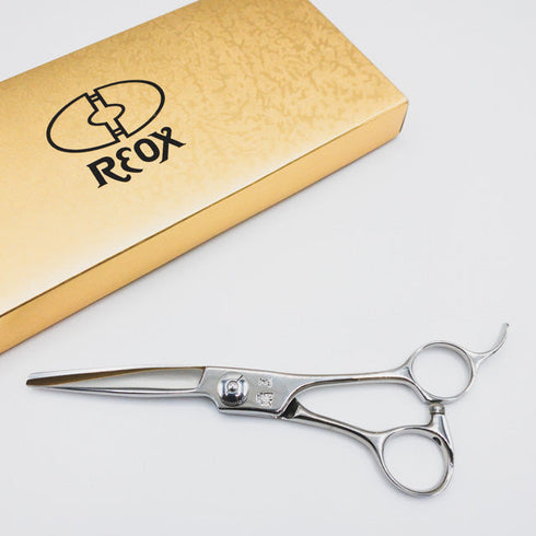 美品【YAGYU柳生】覇王6.0シザー オフセット理容 美容ハサミ 美容師 理容師 右利き 6インチ 中古 sc133