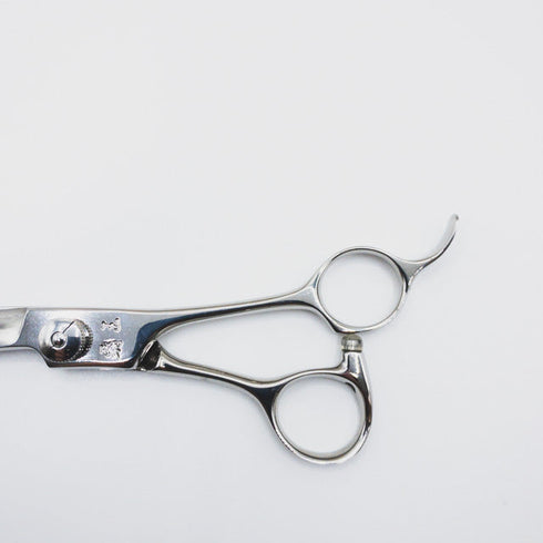 美品【YAGYU柳生】覇王6.0シザー オフセット理容 美容ハサミ 美容師 理容師 右利き 6インチ 中古 sc133