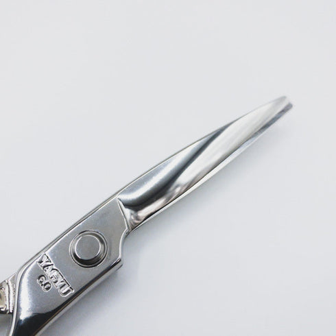 美品【YAGYU柳生】覇王6.0シザー オフセット理容 美容ハサミ 美容師 理容師 右利き 6インチ 中古 sc133