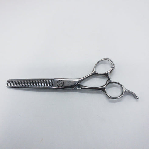 【ミズタニシザーズ ミズタニシザーMIZUTANI SCISSORS】SOLID THINNING 30 逆刃 オフセット シザー セニング 美容ハサミ すきばさみ 美容師 理容師 約20~25% 右利き 5.8インチ 中古 sc1334