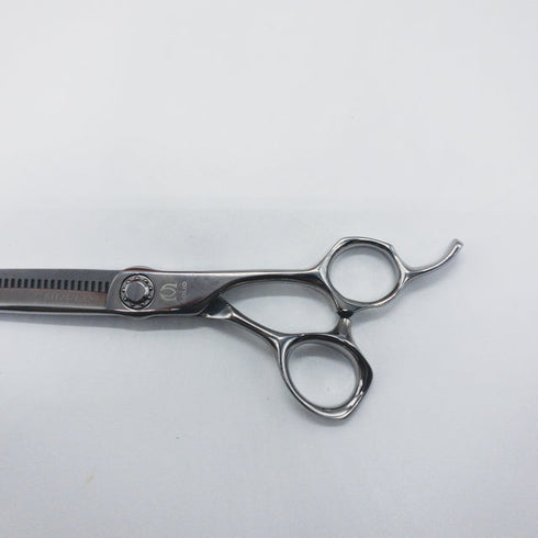 【ミズタニシザーズ ミズタニシザーMIZUTANI SCISSORS】SOLID THINNING 30 逆刃 オフセット シザー セニング 美容ハサミ すきばさみ 美容師 理容師 約20~25% 右利き 5.8インチ 中古 sc1334