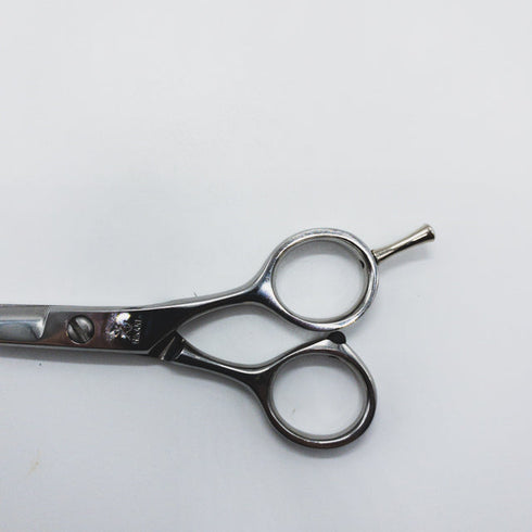 【ヒカリシザーズHIKARI光シザーHIKARI SCISSORS】E-4 シザー メガネ 理容 美容ハサミ 美容師 理容師 右利き 5.4インチ 中古 sc1340