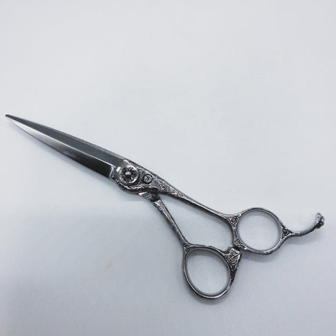 【ナルトシザーズ ナルトシザーNARUTO SCISSORS】RKギルビーZ唐草 シザー オフセット 理容 美容ハサミ 美容師 理容師 右利き 6.3インチ 中古 sc1343