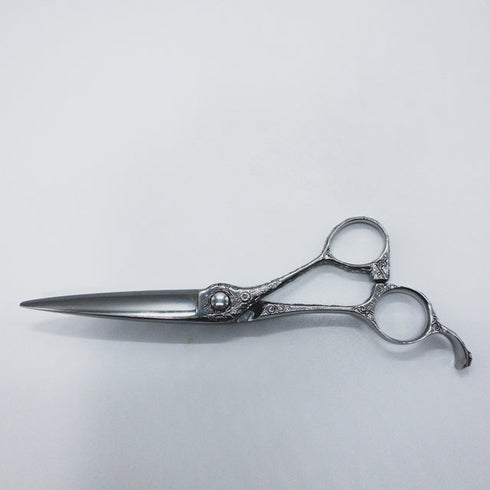 【ナルトシザーズ ナルトシザーNARUTO SCISSORS】RKギルビーZ唐草 シザー オフセット 理容 美容ハサミ 美容師 理容師 右利き 6.3インチ 中古 sc1343