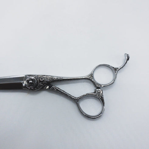 【ナルトシザーズ ナルトシザーNARUTO SCISSORS】RKギルビーZ唐草 シザー オフセット 理容 美容ハサミ 美容師 理容師 右利き 6.3インチ 中古 sc1343
