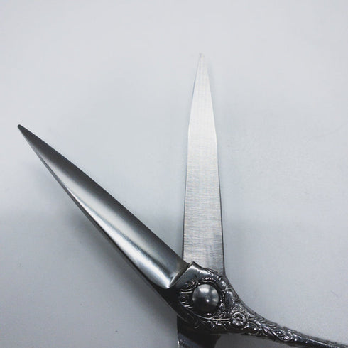 【ナルトシザーズ ナルトシザーNARUTO SCISSORS】RKギルビーZ唐草 シザー オフセット 理容 美容ハサミ 美容師 理容師 右利き 6.3インチ 中古 sc1343