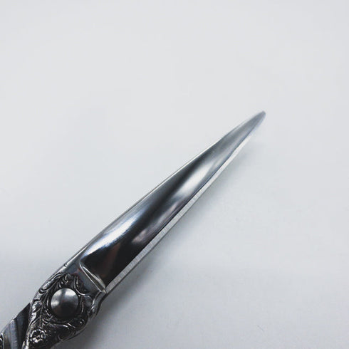 【ナルトシザーズ ナルトシザーNARUTO SCISSORS】RKギルビーZ唐草 シザー オフセット 理容 美容ハサミ 美容師 理容師 右利き 6.3インチ 中古 sc1343