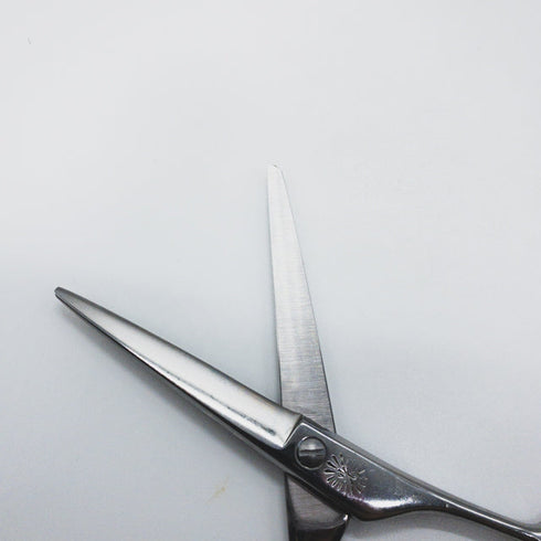 【ヒカリシザーズHIKARI光シザーHIKARI SCISSORS】S-2 シザー メガネ 理容 美容ハサミ 美容師 理容師 右利き 5.2インチ 中古 sc1349