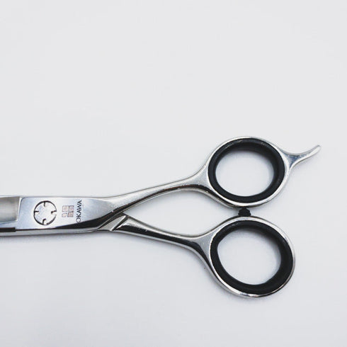 美品【オオカワプロシザーズ オオカワプロシザーOKAWA PRO SCISSORS】SGJ-60A JagⅡシザー メガネ理容 美容ハサミ 美容師 理容師右利き 6インチ 中古 sc136