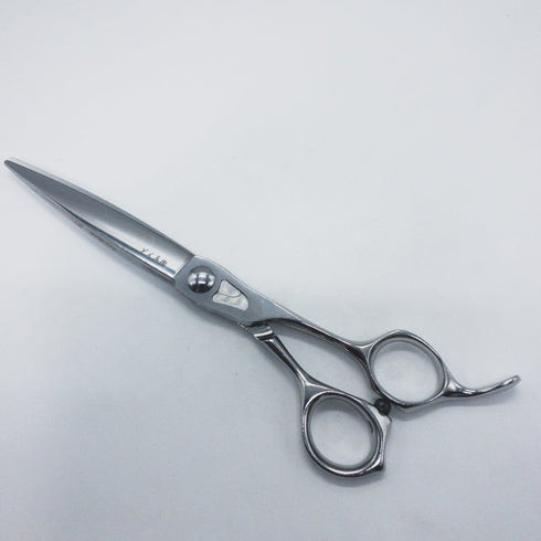 【トギノンTOGINON】マリンシャーク6.8 荒刈 シザー オフセット 理容 美容ハサミ 美容師 理容師 右利き 6.8インチ 中古 sc1366