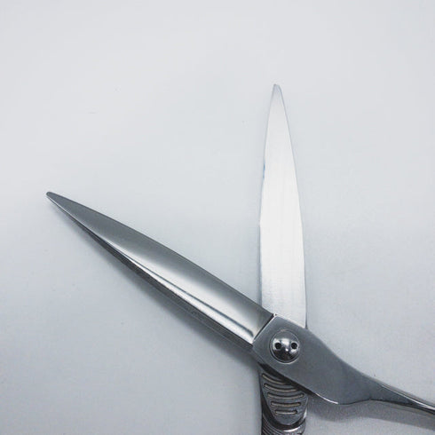 【トギノンTOGINON】マリンシャーク6.8 荒刈 シザー オフセット 理容 美容ハサミ 美容師 理容師 右利き 6.8インチ 中古 sc1366