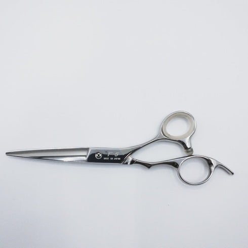 美品【ヒカリシザーズHIKARI光シザーHIKARI SCISSORS】F-5シザー オフセット理容 美容ハサミ 右利き 5.7インチ 中古 sc137