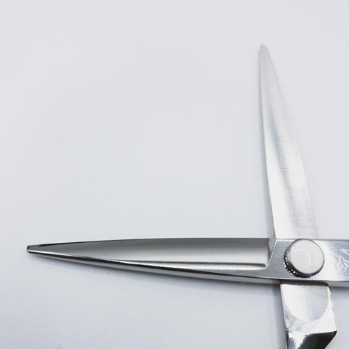 美品【ヒカリシザーズHIKARI光シザーHIKARI SCISSORS】F-5シザー オフセット理容 美容ハサミ 右利き 5.7インチ 中古 sc137