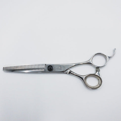 美品【ヒカリシザーズHIKARI光シザーHIKARI SCISSORS】6032 オフセット シザー セニング 美容ハサミ すきばさみ 美容師 理容師 約40% 右利き 6インチ 中古 sc138