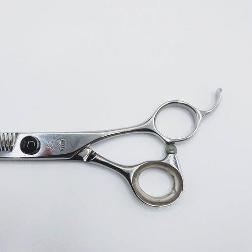 美品【ヒカリシザーズHIKARI光シザーHIKARI SCISSORS】6032 オフセット シザー セニング 美容ハサミ すきばさみ 美容師 理容師 約40% 右利き 6インチ 中古 sc138