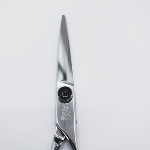 美品【ヒカリシザーズHIKARI光シザーHIKARI SCISSORS】F-5シザー オフセット理容 美容ハサミ 美容師 理容師 右利き 5.7インチ 中古 sc139