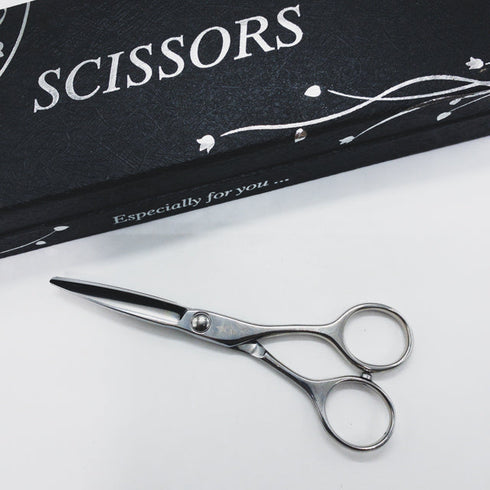 【トラックスシザーズ トラックスシザーTRACKS SCISSORS】DIA53M シザー メガネ 理容 美容ハサミ 美容師 理容師 右利き 5.25インチ 中古 sc1395