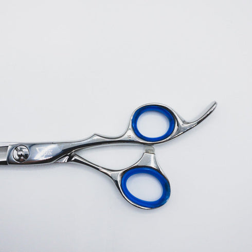 美品【三和技研SANWA SGK】CRM-58シザー オフセット理容 美容ハサミ 右利き 5.9インチ 中古 sc140