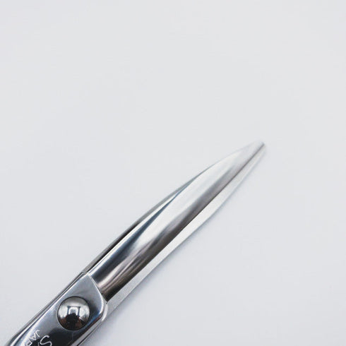 美品【三和技研SANWA SGK】CRM-58シザー オフセット理容 美容ハサミ 右利き 5.9インチ 中古 sc140