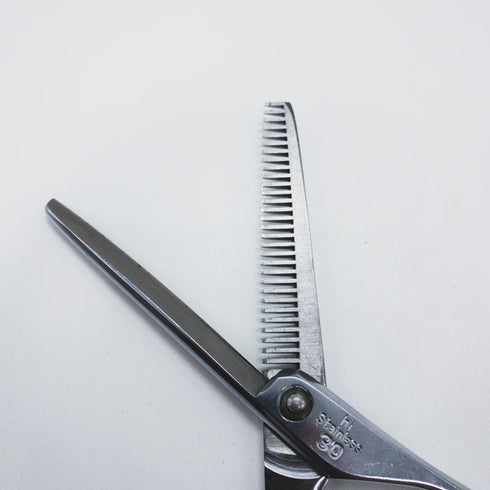 【R.E.G O-K】hi Stainless30 オフセット シザー セニング 美容ハサミ すきばさみ 美容師 理容師 約30~35% 右利き 6.2インチ 中古 sc1403