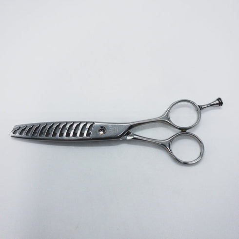 【ミズタニシザーズ ミズタニシザーMIZUTANI SCISSORS】CRONOS3クロノス メガネ シザー セニング 美容ハサミ すきばさみ 美容師 理容師 約50% 右利き 5.8インチ 中古 sc1419