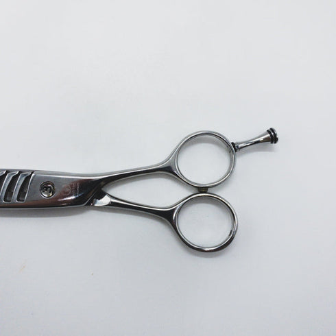 【ミズタニシザーズ ミズタニシザーMIZUTANI SCISSORS】CRONOS3クロノス メガネ シザー セニング 美容ハサミ すきばさみ 美容師 理容師 約50% 右利き 5.8インチ 中古 sc1419