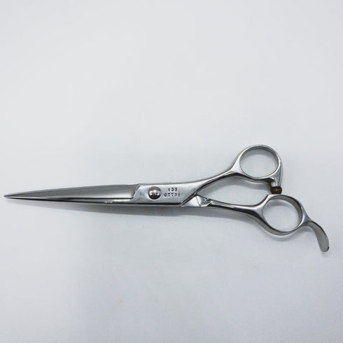 【ヒカリシザーズHIKARI光シザーHIKARI SCISSORS】RAY COSMOS 133 シザー オフセット 理容 美容ハサミ 美容師 理容師 右利き 6.7インチ 中古 sc1421