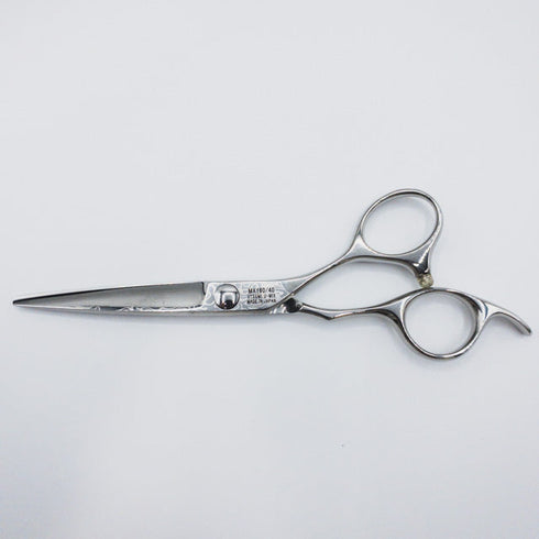 新品未使用【内海ウツミUTSUMI】UMIX MX160 ダマスカスシザー オフセット理容 美容ハサミ 右利き 6インチ 中古 sc2557