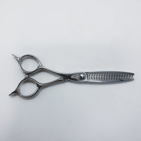 【トギノンTOGINON】0210 エクセレントクイーンスター5.8 メガネ シザー セニング 美容ハサミ すきばさみ 美容師 理容師 約20% 左利き 5.8インチ 中古 sc1437