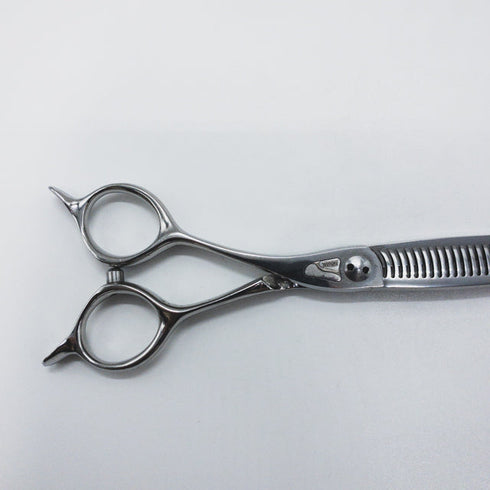 【トギノンTOGINON】0210 エクセレントクイーンスター5.8 メガネ シザー セニング 美容ハサミ すきばさみ 美容師 理容師 約20% 左利き 5.8インチ 中古 sc1437