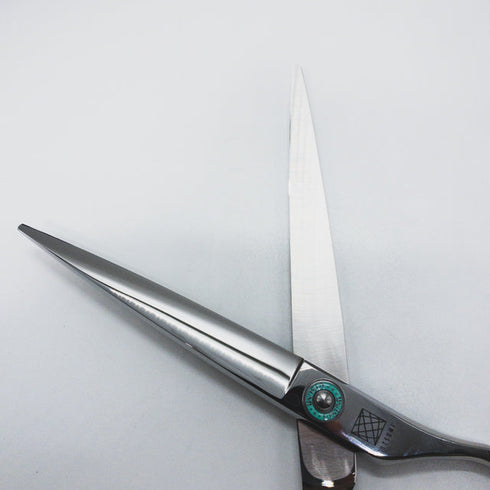 美品【内海ウツミUTSUMI】ergu ER700 トリミングシザー オフセット 右利き トリマー ペット 7インチ 中古 sc1440