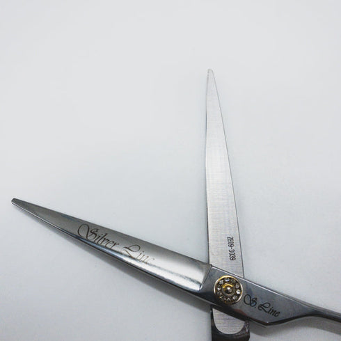 【シルバーラインSilverLine】国民三銃士NAS700 トリミングシザー オフセット 右利き トリマー ペット 7インチ 中古 sc1459