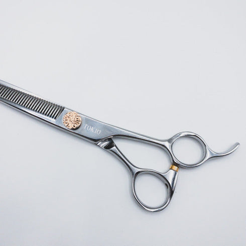 【アンドーTOKIO】COBALT AS-40 オフセット トリミング シザー セニング すきばさみ トリマー約40% 右利き 6インチ 中古 sc146