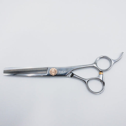 【アンドーTOKIO】COBALT AS-40 オフセット トリミング シザー セニング すきばさみ トリマー約40% 右利き 6インチ 中古 sc146