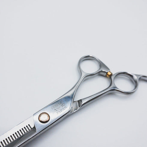 【アンドーTOKIO】COBALT AS-40 オフセット トリミング シザー セニング すきばさみ トリマー約40% 右利き 6インチ 中古 sc146