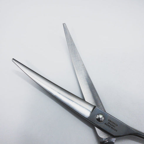 美品【シルバーラインSilverLine】UBC8020マイクロ ノコギリ刃カーブ トリミングシザー メガネ 右利き トリマー ペット 8インチ 中古 sc1463