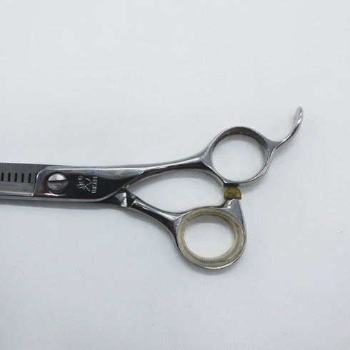 【ヒカリシザーズHIKARI光シザーHIKARI SCISSORS】726 オフセット シザー セニング 美容ハサミ すきばさみ 美容師 理容師 約60~70% 右利き 5.7インチ 中古 sc1466