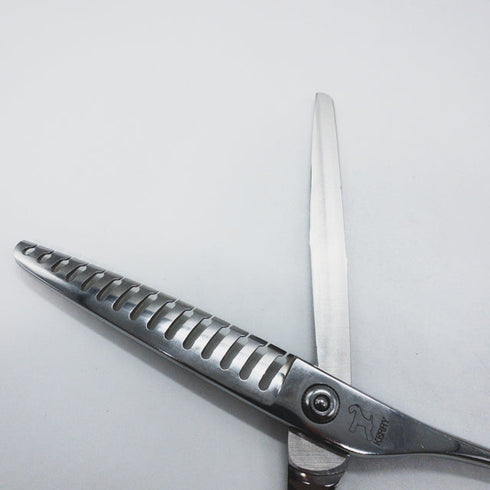 【ケリー ワンクスKERRY】6.8-15-80ブレンダー トリミングシザー 右利き セニング トリマー ペット 6.8インチ 中古 sc1473