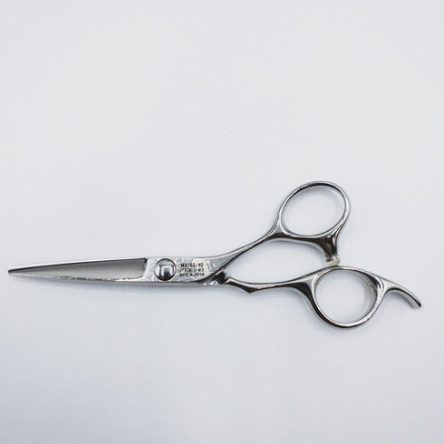 新品未使用【内海ウツミUTSUMI】 U-MIX MX155/40ダマスカス シザー オフセット 理容 美容ハサミ 美容師 理容師 右利き 5.5インチ 中古 sc2277