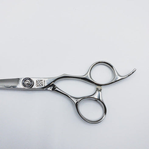 新品未使用【内海ウツミUTSUMI】 U-MIX MX155/40ダマスカス シザー オフセット 理容 美容ハサミ 美容師 理容師 右利き 5.5インチ 中古 sc2277