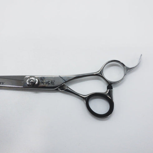 【キクボシkikuboshi菊星】半兵衛4180L シザー オフセット 理容 美容ハサミ 美容師 理容師 右利き 7インチ 中古 sc1484