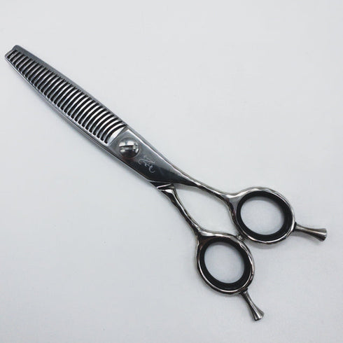 美品【ネットワークNETWORK】 メガネ シザー セニング 美容ハサミ すきばさみ 美容師 理容師 約20~25% 右利き 5.9インチ 中古 sc1486