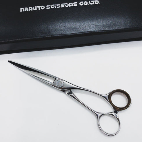 【ナルトシザーズ ナルトシザーNARUTO SCISSORS】クラブヴィスタM-ⅢG MⅢG シザー メガネ 理容 美容ハサミ 美容師 理容師 右利き 6.1インチ 中古 sc1498