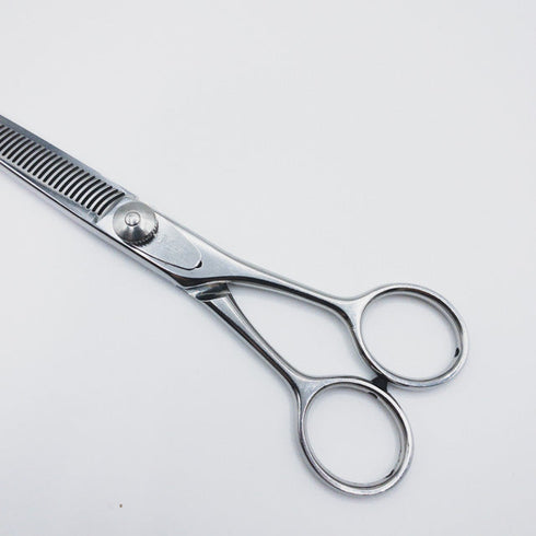 【ハヤシシザーズ ハヤシシザーHAYASHI SCISSORS】 メガネ シザー セニング 美容ハサミ すきばさみ 美容師 理容師 約10~20% 右利き 5.9インチ 中古 sc15