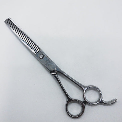 【菊王冠BOB中野製作所】K-442 トリミングシザー 右利き セニング トリマー ペット 6.5インチ 中古 sc1509