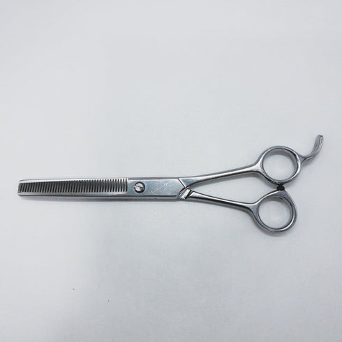 【菊王冠BOB中野製作所】K-442 トリミングシザー 右利き セニング トリマー ペット 6.5インチ 中古 sc1509